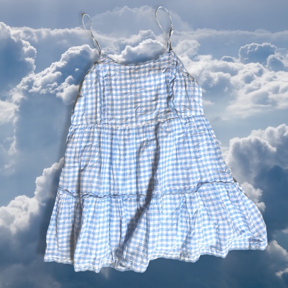 Darling urban outfitters gingham babydoll dress - Picture 1 of 1